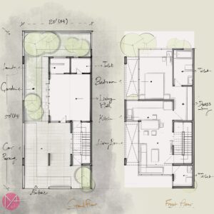 floor plan, layout, sketch, architecture, procreate, design, monk, architects, architecture